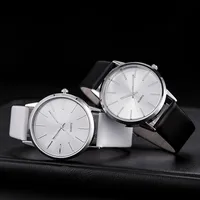 2025 Men Watches Top Brand Luxury Brown Leather Band Quartz Wristwatch Men's Casual Simple Watch Wrist Male Clock Reloj Hombre 5