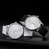 2023 Men Watches Top Brand Luxury Brown Leather Band Quartz Wristwatch Men's Casual Simple Watch Wrist Male Clock Reloj Hombre 5
