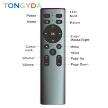 A6 Voice Remote Control 2.4G Wireless Mini Keyboard G20 Air Mouse Microphone for Android TV Box 8.1 T9 H96 MAX x96mini PC