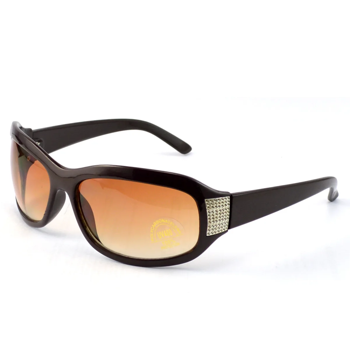

BP Cool Women's Anti-UV Sun Glasses Tawny UV-Protection Lens Sunglasses with Diamond 8060