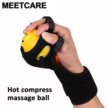 

New Electric Hand Massage Ball Hot Compress Stroke Hemiplegia Finger Rehabilitation Training Machine Finger Recovery Equipment