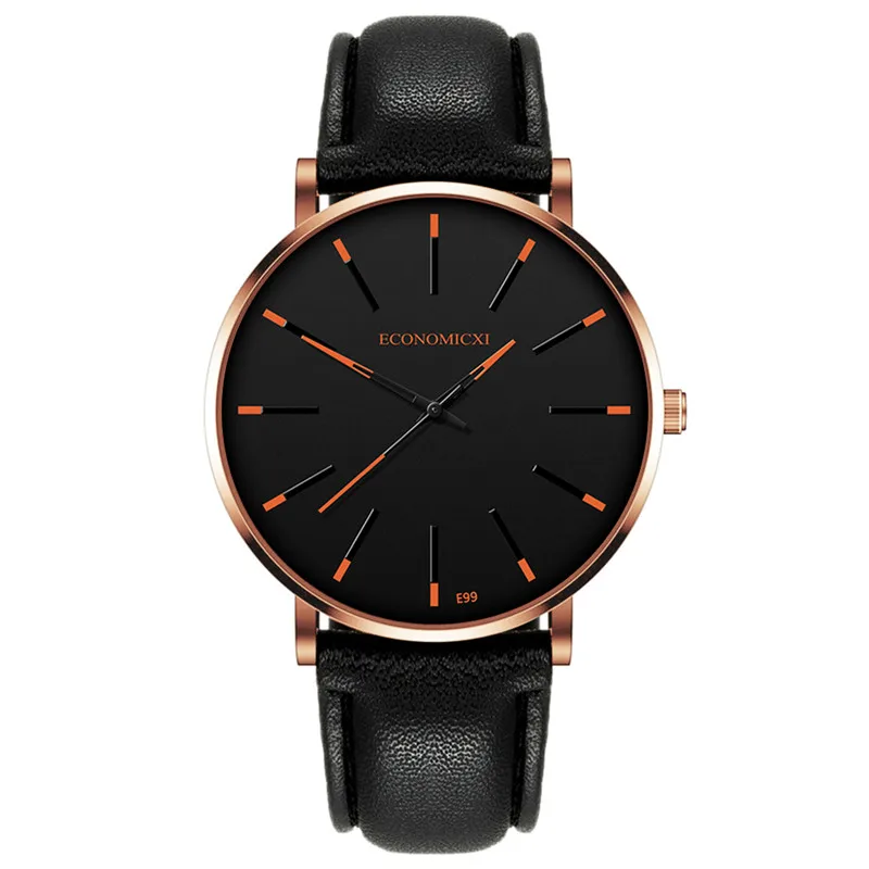 Casual Men's Watch Blue Pointer Multi-Color Alloy Mesh Minimalist Luxury Slim Male Business Temperament Wrist Watch reloj hombre - Цвет: 17