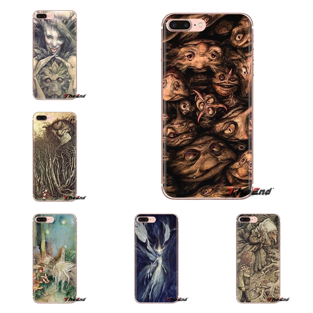 Brian Froud beautifully Digital Transparent Soft Cases For Samsung Galaxy S3 S4 S5 Mini S6 S7 Edge S8 S9 S10 Plus Note 3 4 5 8 9 |