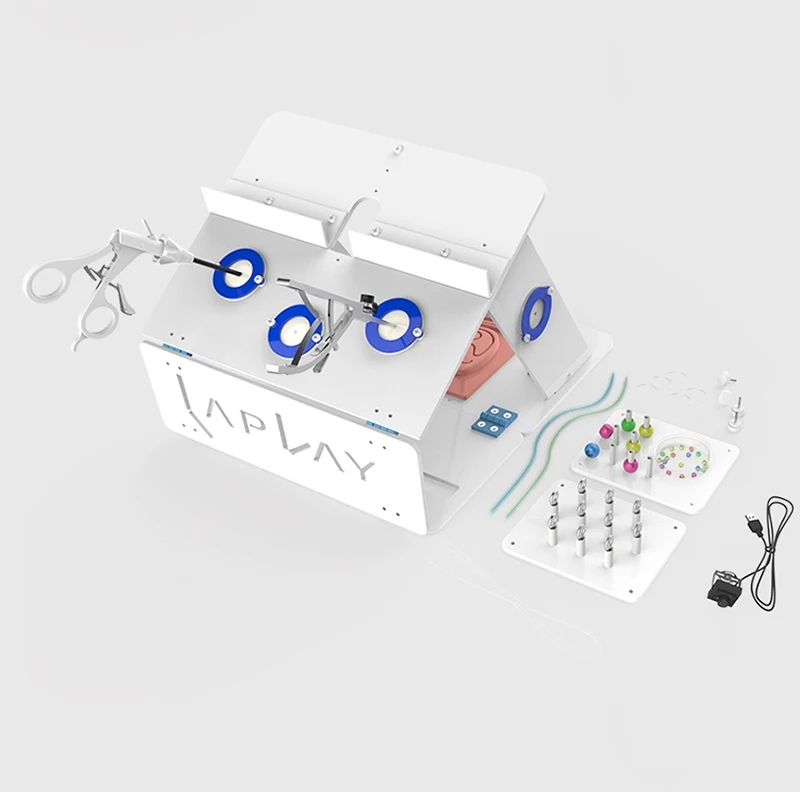 

A complete set of Laparoscopic Surgery Training Box Simulated Surgical Equipment Instrument Trainer Surgical Instrument