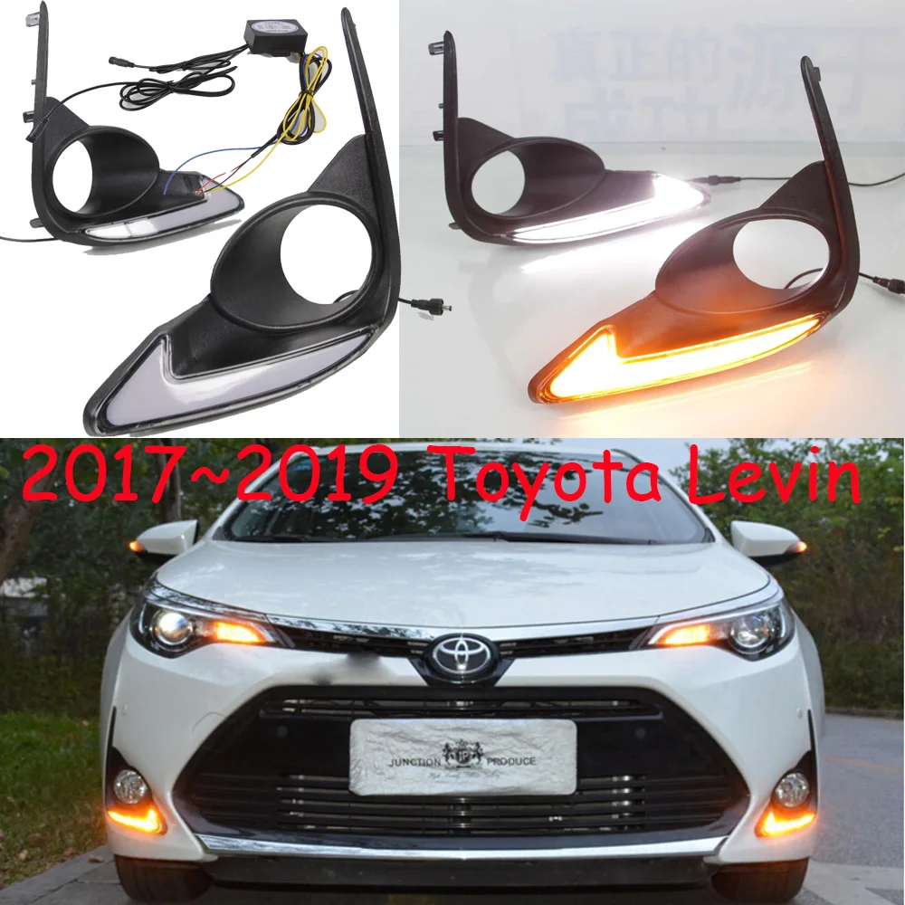 1 Набор бампер фары для Toyota Levin дневной свет altis 2017 ~ 2019y автомобильные аксессуары
