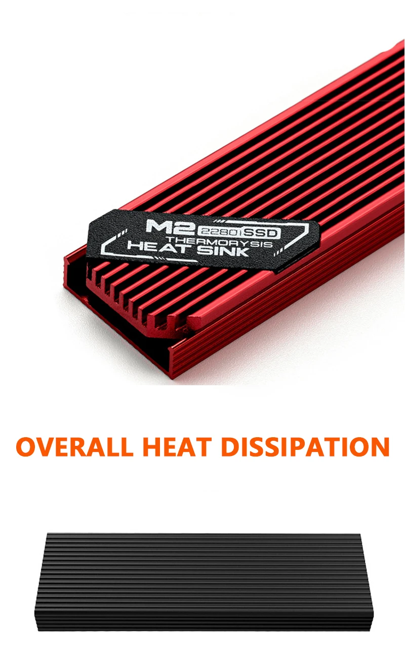 laptop hard disk case usb 3.0 UTHAI M206 M2 solid-state heat sink M.2 hard drive heat sink vest ssd cooling all-aluminum PCI-E solid-state heat sink usb hdd case