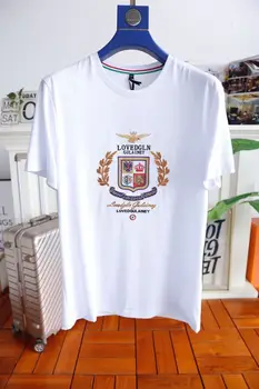 

WB5406 Fashion Men's Tops & Tees 2020 Runway Luxury famous Brand European Design Short Print party style T-Shirts Men's Clothing