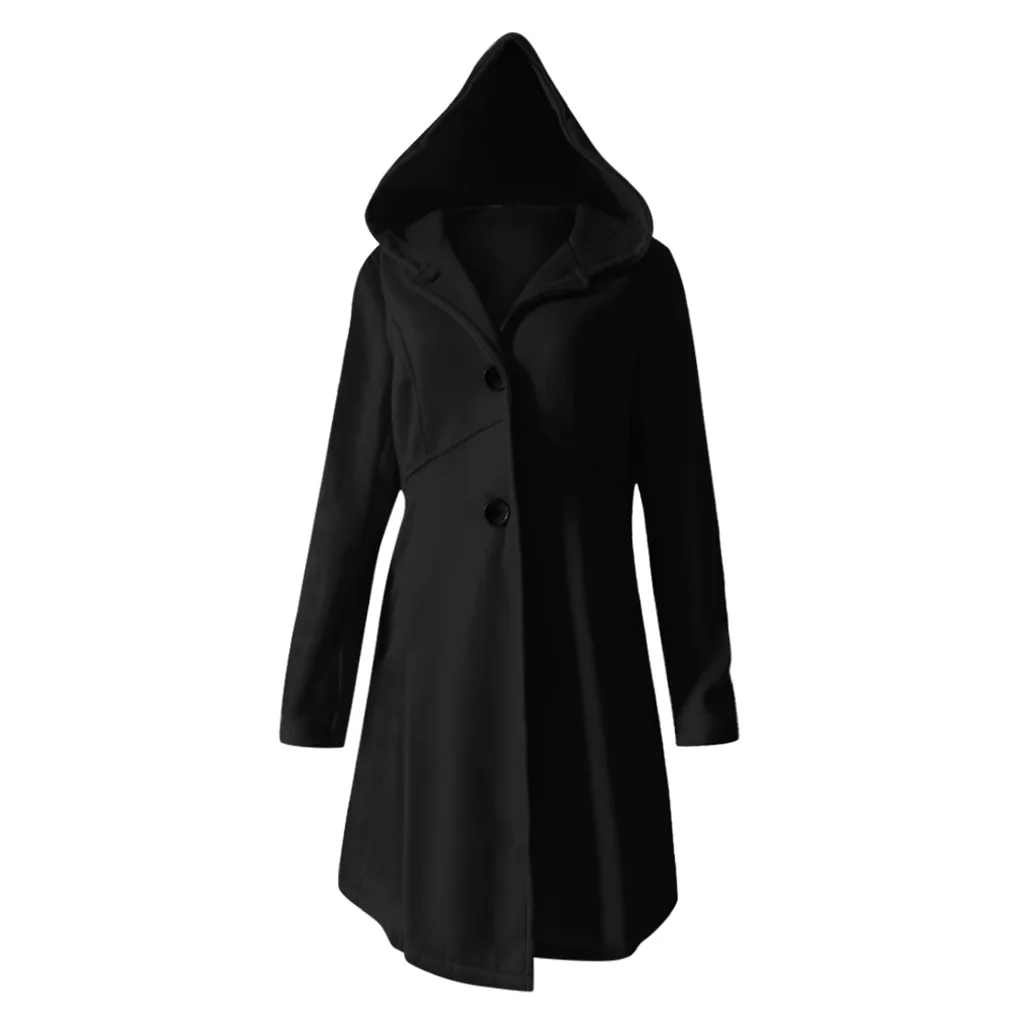Chaqueta mujer, зимнее пальто, женская накидка с капюшоном, Дамское элегантное приталенное зимнее теплое пальто с карманами, abrigos mujer invierno manteau femme