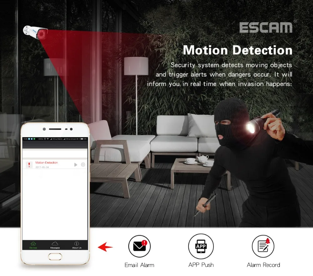 ESCAM PNK001 4CH 1080P ip-камера POE NVR комплект