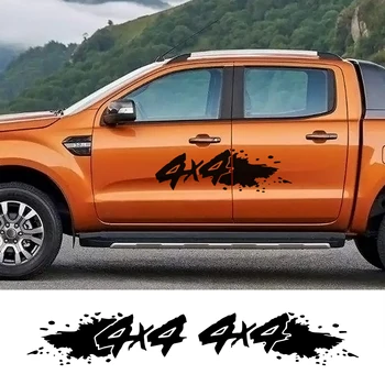 

4x4 OFF ROAD Pickup Trunk Car Decor Sticker For Ford Ranger Raptor Isuzu Dmax Nissan NAVARA Toyota Hilux AmArok Car Accessories