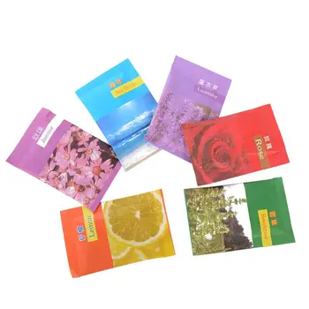 

10/50/100pcs Natural Smell Air Freshener Perfume New Car For Homes Paper Bags Sachets Vanilla Clothes Damp Mildew Fragrance