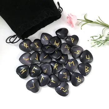 

A Futhark Runes 2016 Lapis Engraving Heal Divination Stone 25pcs Set TP