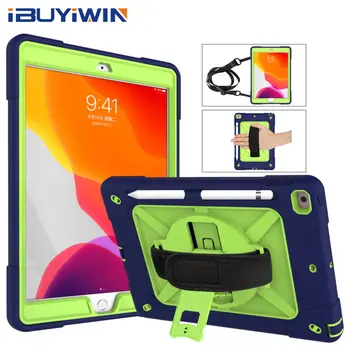

iBuyiWin Heavy Shockproof Case for iPad 10.2 2019 7th Generation A2198 A2220 10.2" Tablet Funda Capa Cover With Shoulder Strap