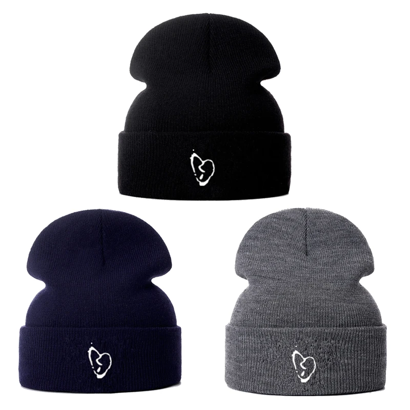 XXXTENTACION bad vibes forever Beanies для осени и зимы, вязаные повседневные теплые шапки Skullies для мужчин и женщин, шапки