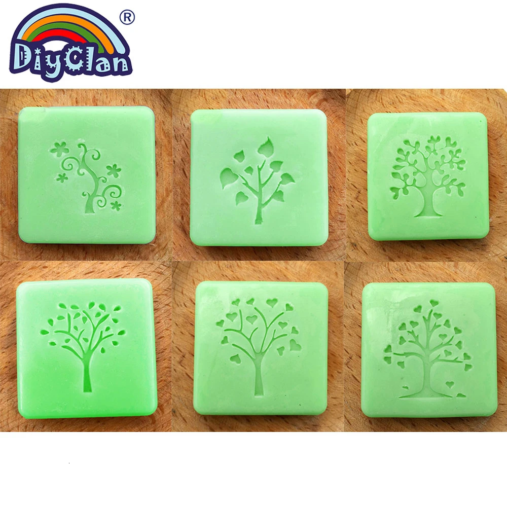 Tree of Life Soap Stamps Clear Acrylic Stamp Embossing DIY Chapter Imprint Molds Supplies Handmade Gift, Adult Unisex