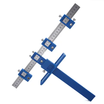 

Adjustable wood Drill Punch Locator Drill Bit Set Drawer Pull Furniture Punching Hole Guide Openings Position Tools