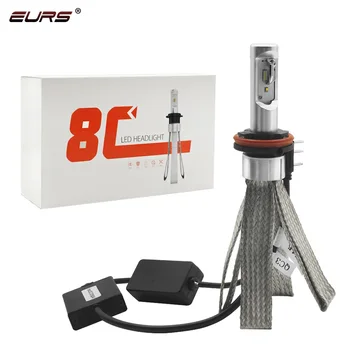

H15 Led Headlight Canbus H4 led H7 H11 HB3 9005 HB4 9006 H1 H3 Auto Bulbs 8C 80W Car Light LED headlamp 6000K 12V 24V Fog light