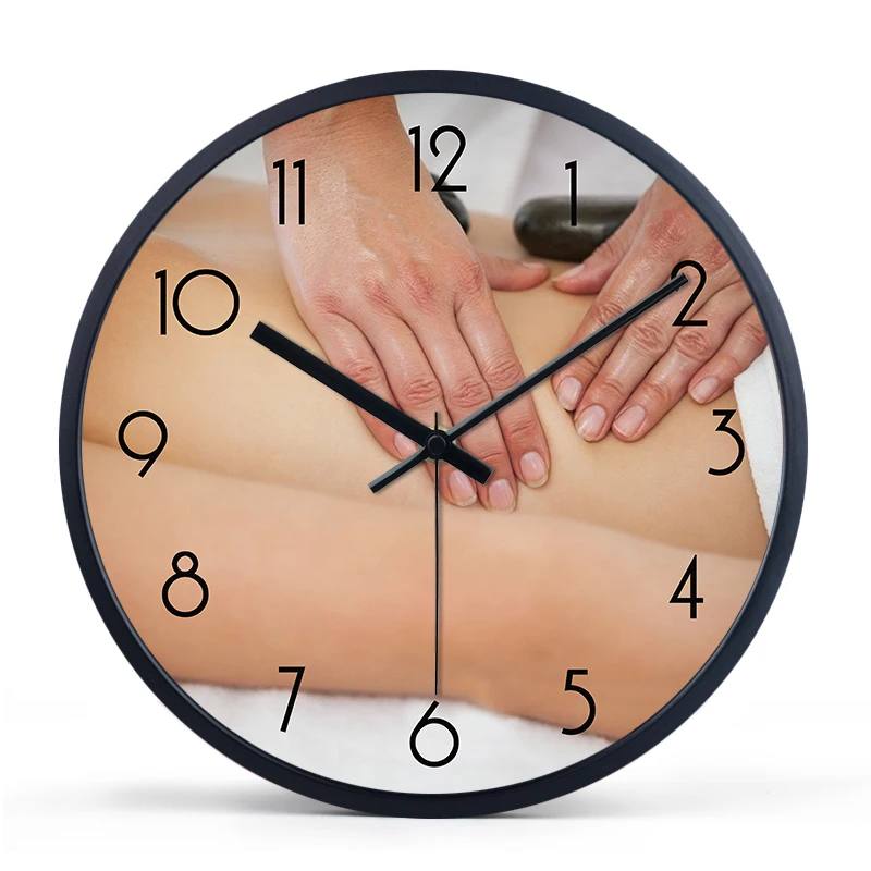 Style 3 Creative Wall Clock Silent Metal Big Beauty Salon Club Health Clock Modern Mute Large Hanging Table Montre Murale Decor SC223 - Цвет: Style 3