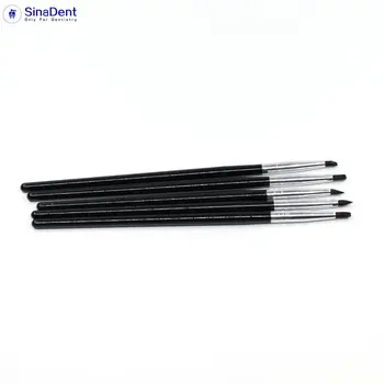 

5pcs Dental Resin Brush Pens Dental Shaping Silicone Tooth Dentistry For Adhesive Composite Cement Porcelain Teeth Dentist Tools