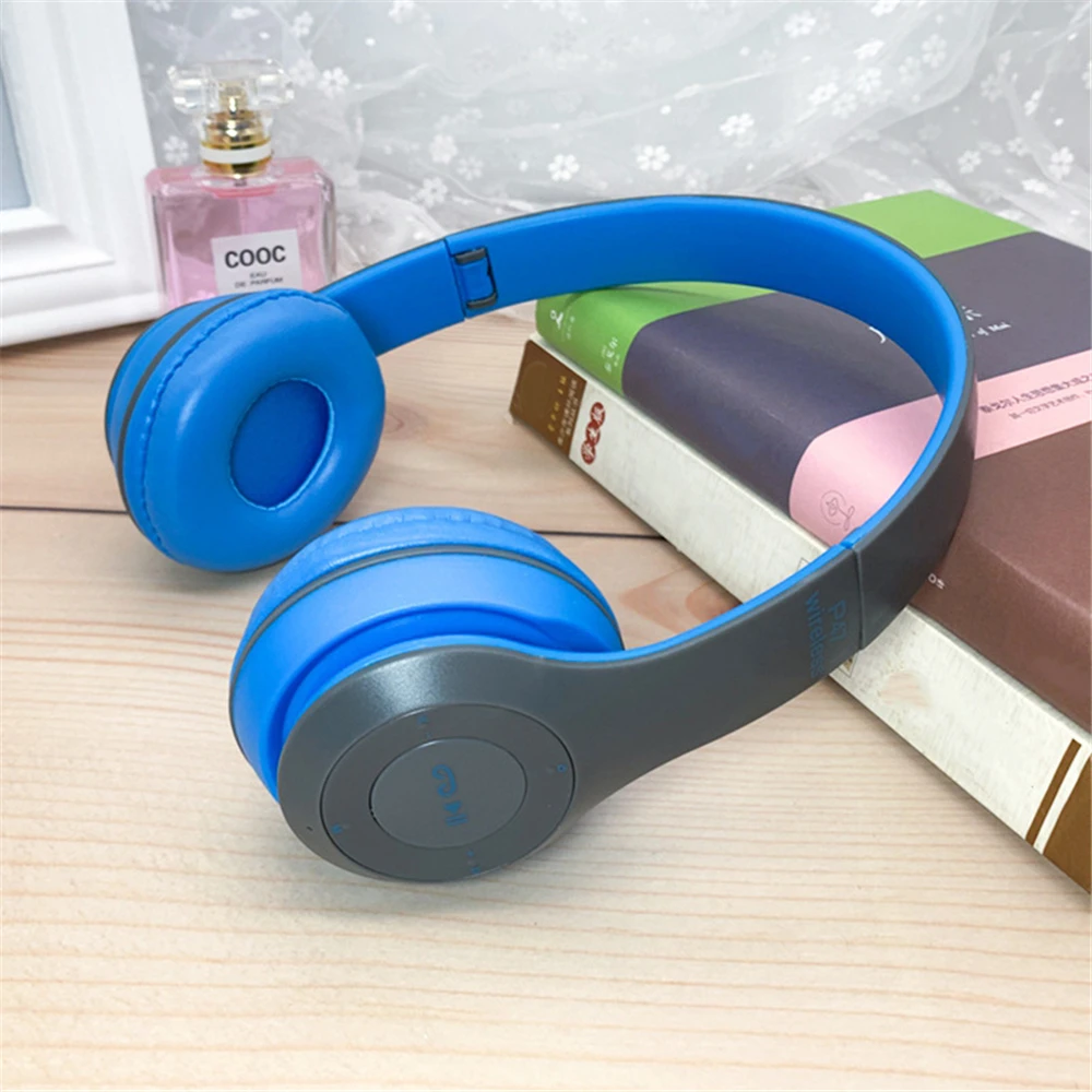 Bluetooth V5 0 Wireless Headphones Ear Foldable Stereo Noise Cancelling Headset
