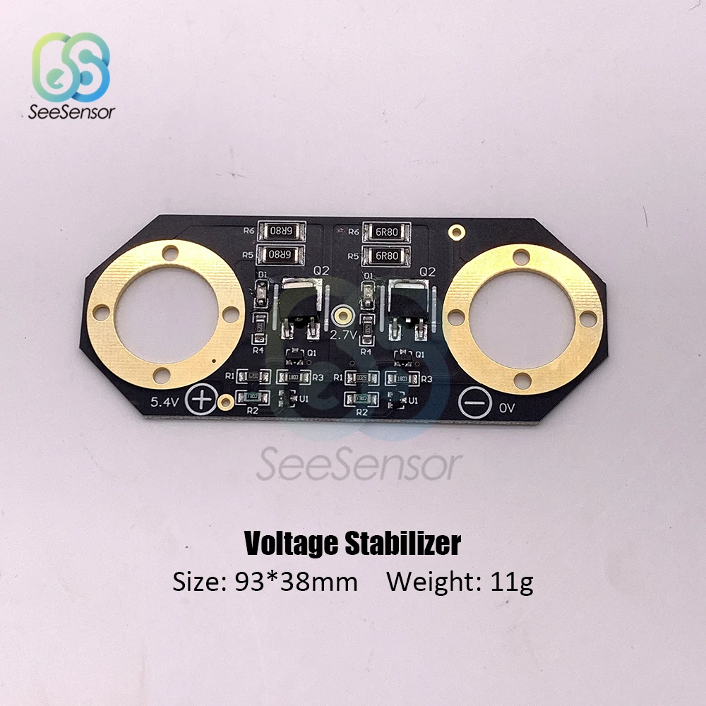 

Super Capacitor Voltage Regulator Protection Board Balance Board for 2.7V 3000F Super Farad Capacitor 93* 38mm