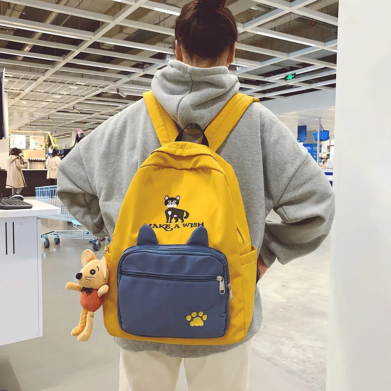 

Fashionable portable women's backpack new style large capacity simple schoolbag backpack casual backpack