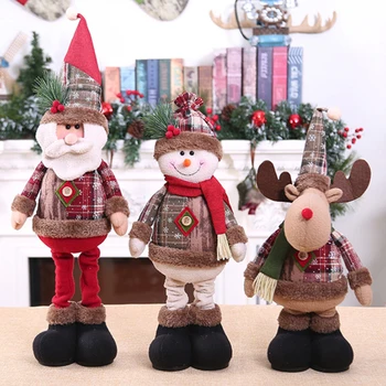 

Merry Christmas Decorations For Home Pendants Gift Xmas Noel Happy New Year 2021 Christmas Tree Ornaments Hanging Doll Craft