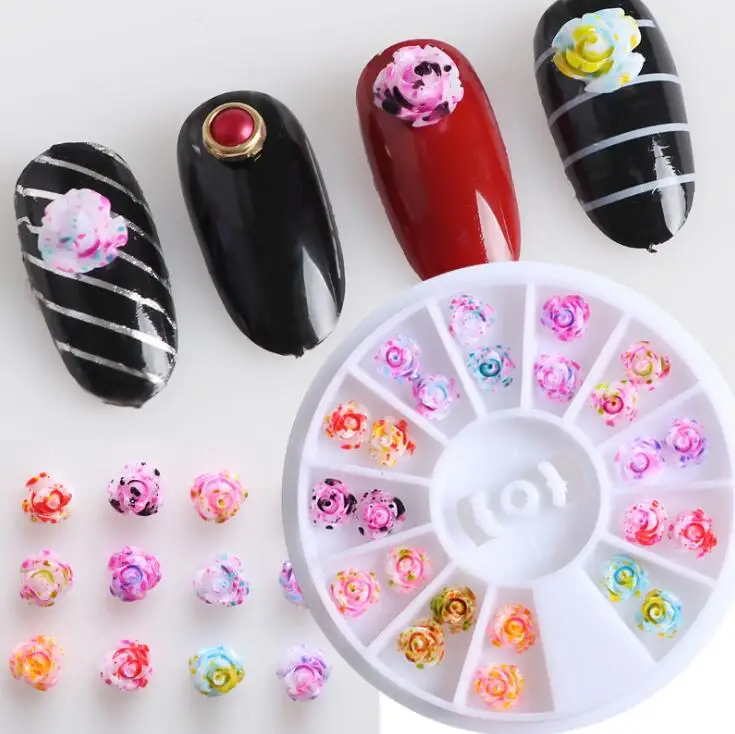 

best quality Nail Art Powder Colorful Sand Nail Decoration Nail Glitter Powder 5colors e008