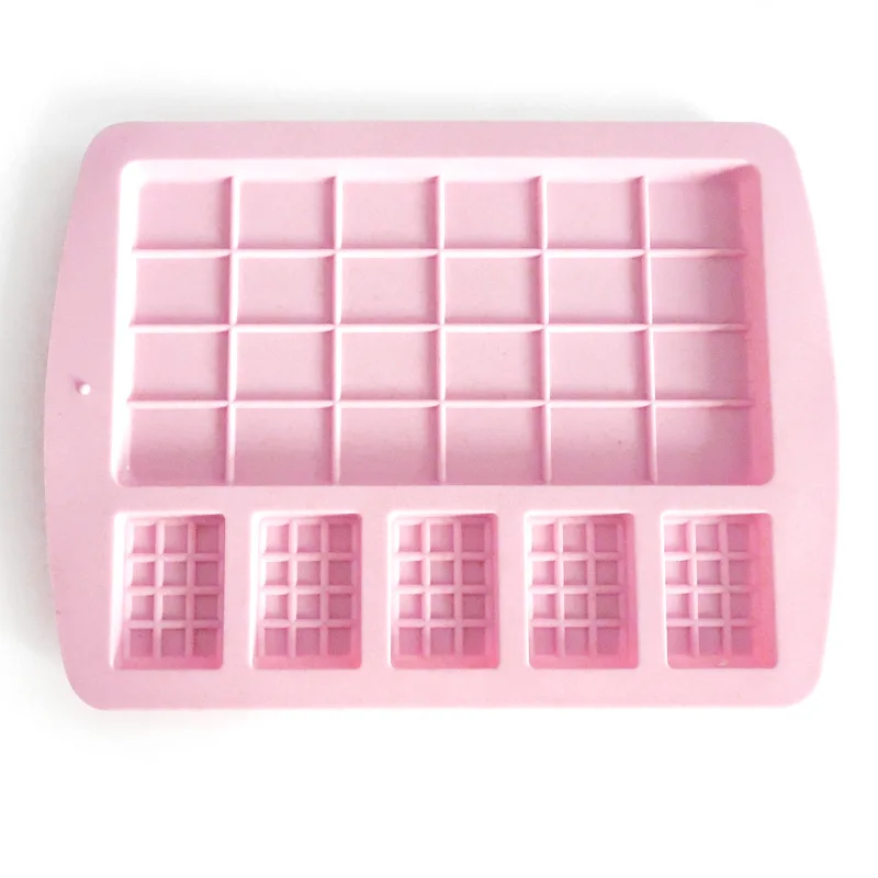Biscuit Mould Silicone Biscuit Mold Simple Pink Cake Multi Party Waffle Home Kitchen Supplies Making Baking Utensils