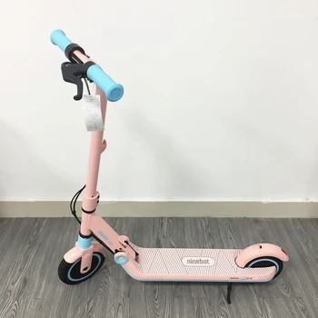 

Ninebot children's electric scooter E8 blue pink for students teenagers foldable two wheel portable kick scooter safe skateboard