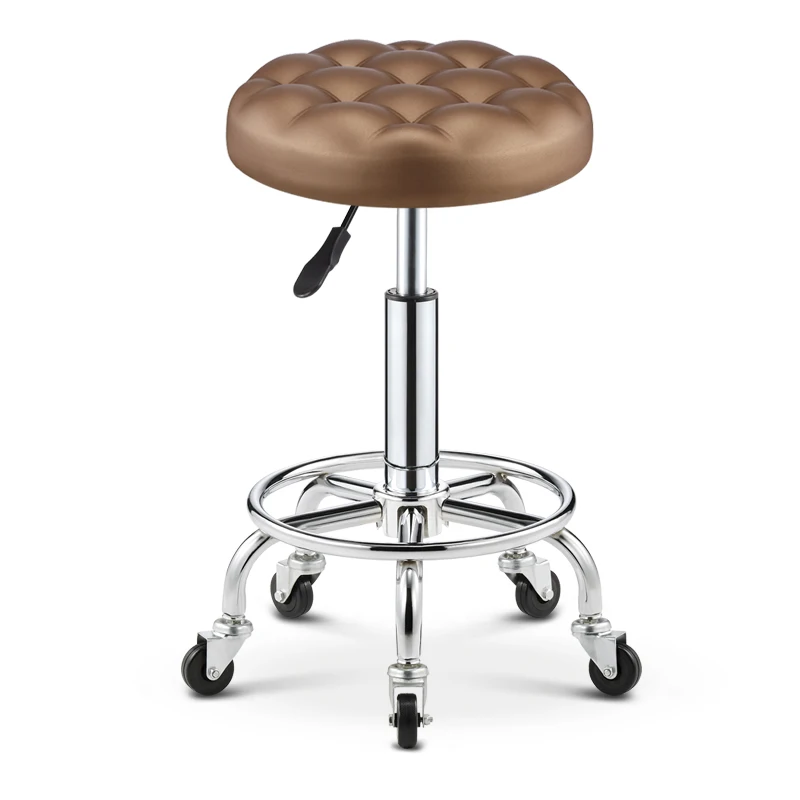 

Lifting and rotating backrest chair manicure bench barber bench bench bench bench bar chair hair salon round stool