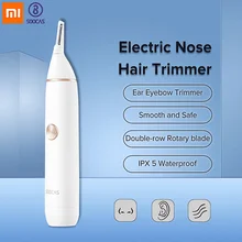 Xiaomi SOOCAS, электрический триммер для волос в носу, ушей, бровей, бритья, Мини Портативная машинка для удаления волос, водостойкий очиститель, триммер для носа