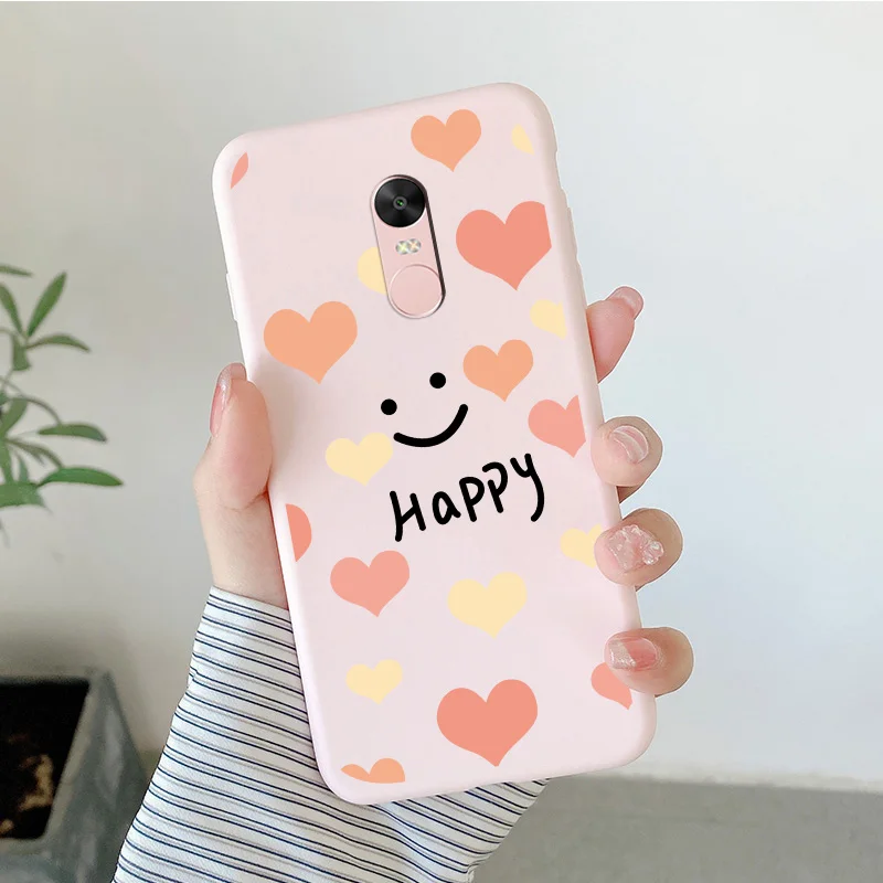 Matte Silicone Soft TPU Shell For Xiaomi Redmi Note 4 4x Note 5Pro Note 5A Cartoon Butterfly Shell For Redmi Note5a Phone Cover cell phone lanyard pouch Cases & Covers