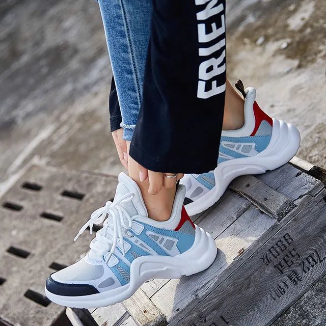 US $7.06 Fashion Summer shoes Women casual air mesh shoes lightweight breathable slip-on flats Outdoor Sneak
