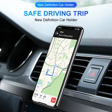 

Car GPS Magnetic Phone Holder Universal Clip-on Air Vent Car Phone Holder Bracket for iPhone Samsung Xiaomi