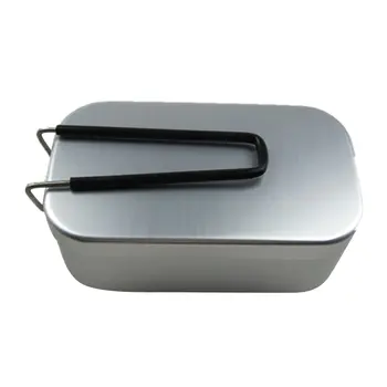 

Ultra-Light Aluminum Lunch Box With Handle Travel Portable Lightweight Thick Japanese Aluminum Case Lunch Box