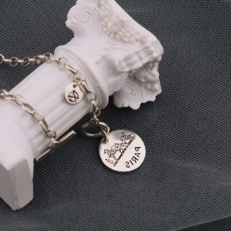 Mewanry 925 Sterling Silver Thick Necklace for Women Trend Punk Vintage Holiday Party Round Card Couples Jewelry Birthday Gifts - Image 4