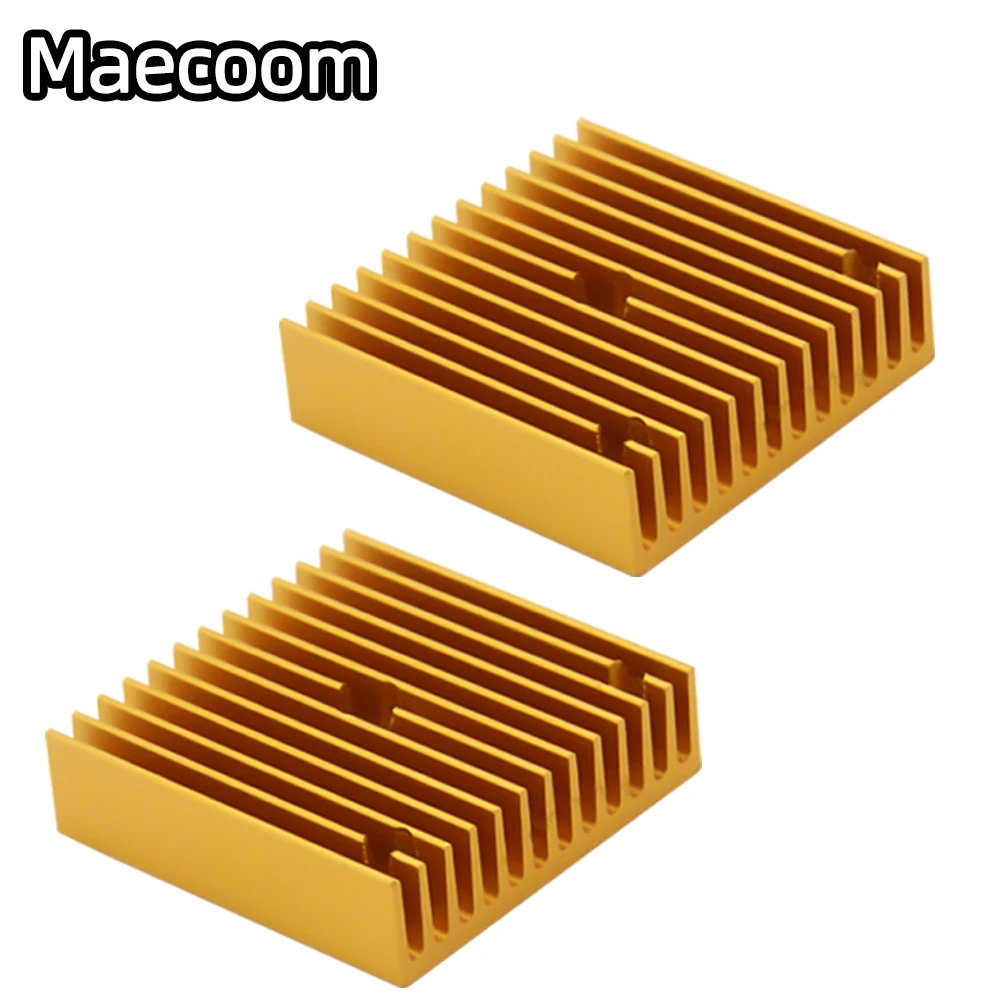 Алюминиевый радиатор для 3D принтера золотой 42 Шаговый двигатель MK7 MK8 Makerbot