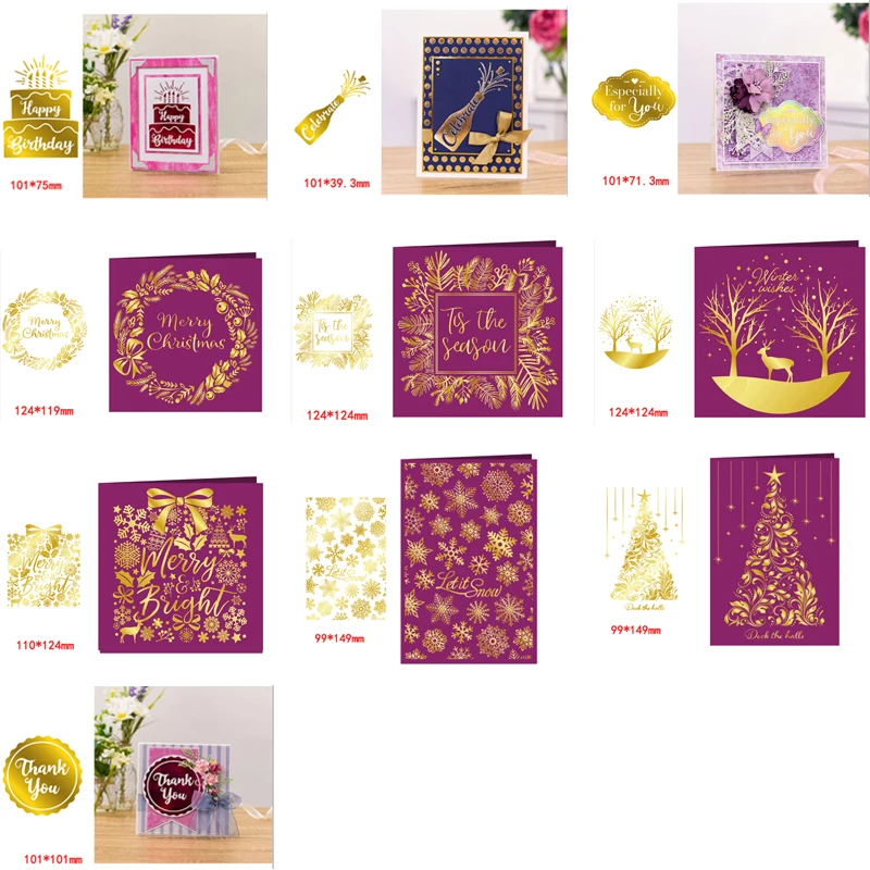 

Hollowed Out Word Birthday Cake Fancy Decorative Frame Hot Foil Plates for Diy Scrapbooking Album Paper/album Cards Craft New