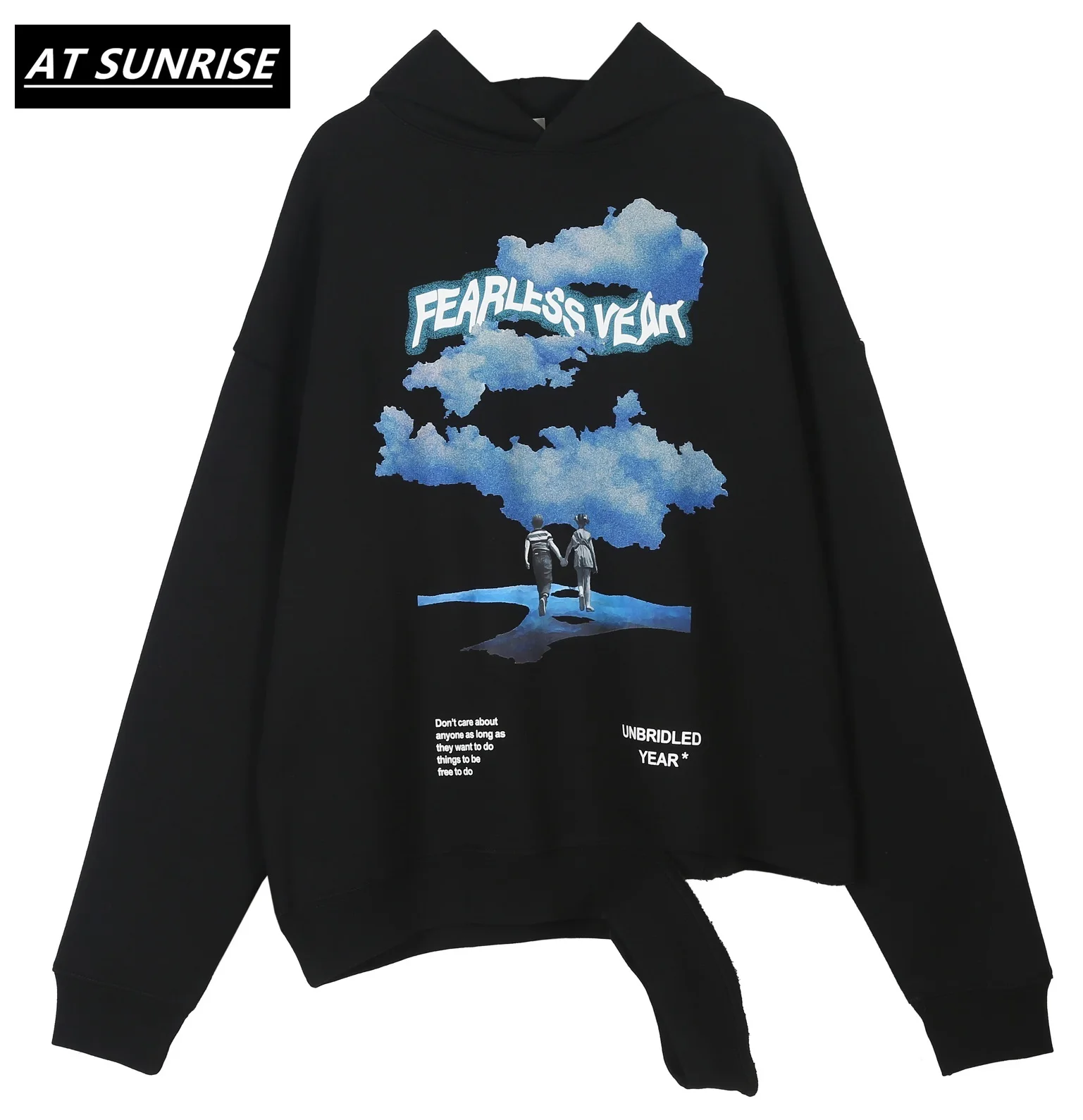 Пуловер с потертостями детства и дырками толстовки 2020 мужские хипстерские