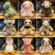 

25/35cm Stuffed Cute Animals Doll Small Fuzzy Bunny Dinosaur Koala Monkey Appeasing Plushies For Toddler Children