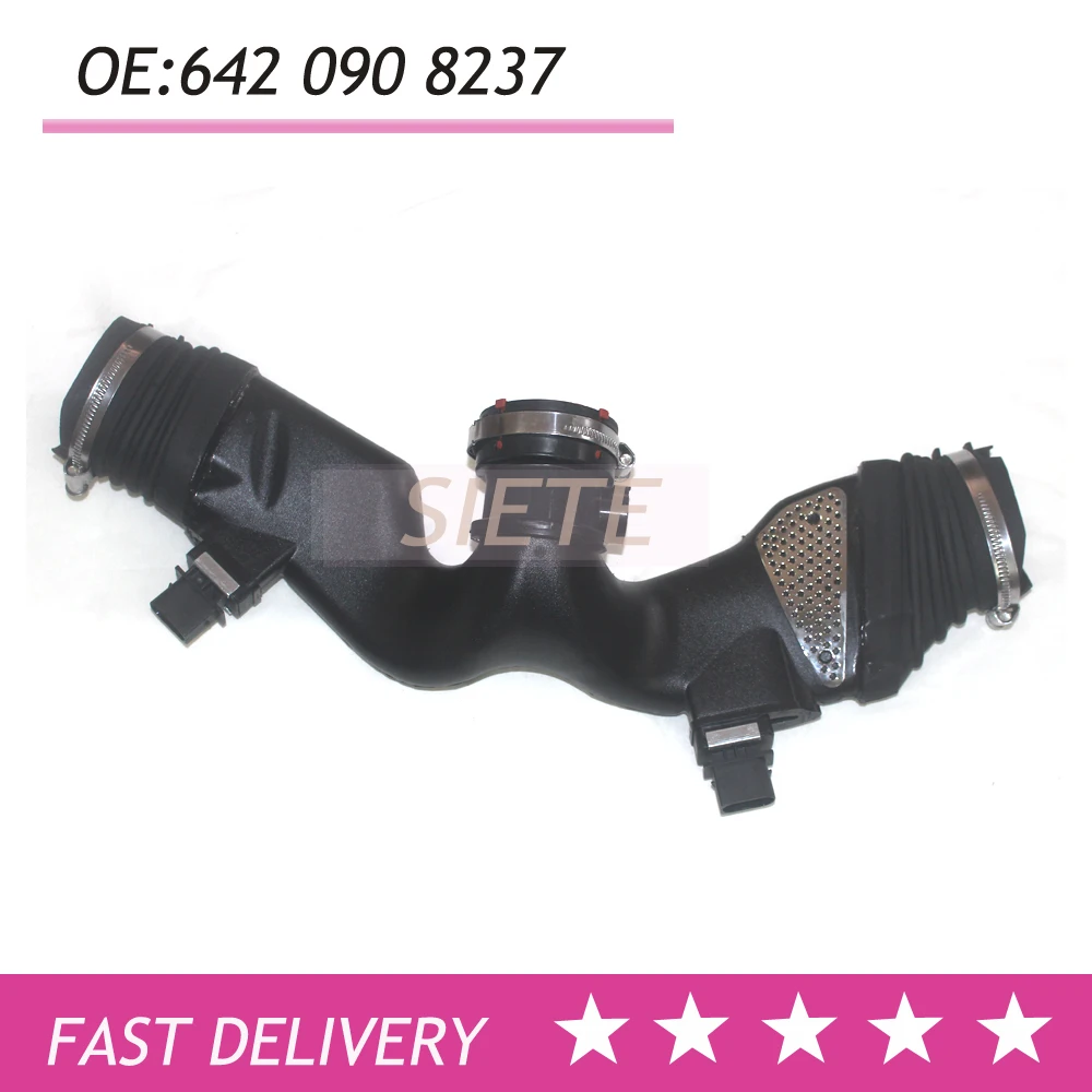 Clean air duct intake manifold air mass meter For Mercedes OM642 CDI V6 A6420908237, A 642 090 82 37, 6420908237