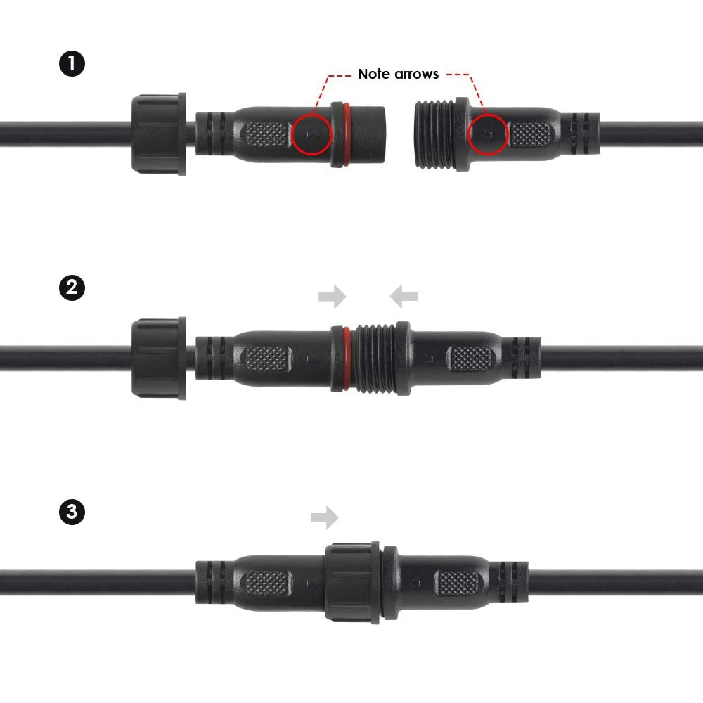 รูปสินค้า สายต่อขยาย LED Strip Light กันน้ำ IP67 ตัดต่อได้ 40-300 ซม.