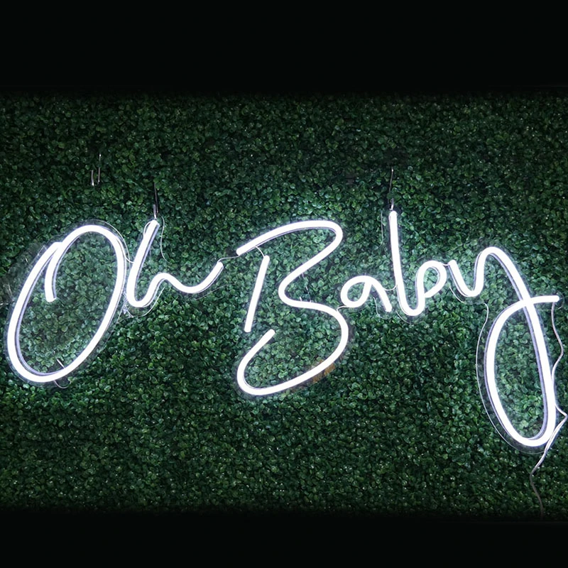 Oh  Neon BABY LED Neon Sign Custom Made Wall Lights Party Wedding Shop Window Restaurant Birthday Decoration