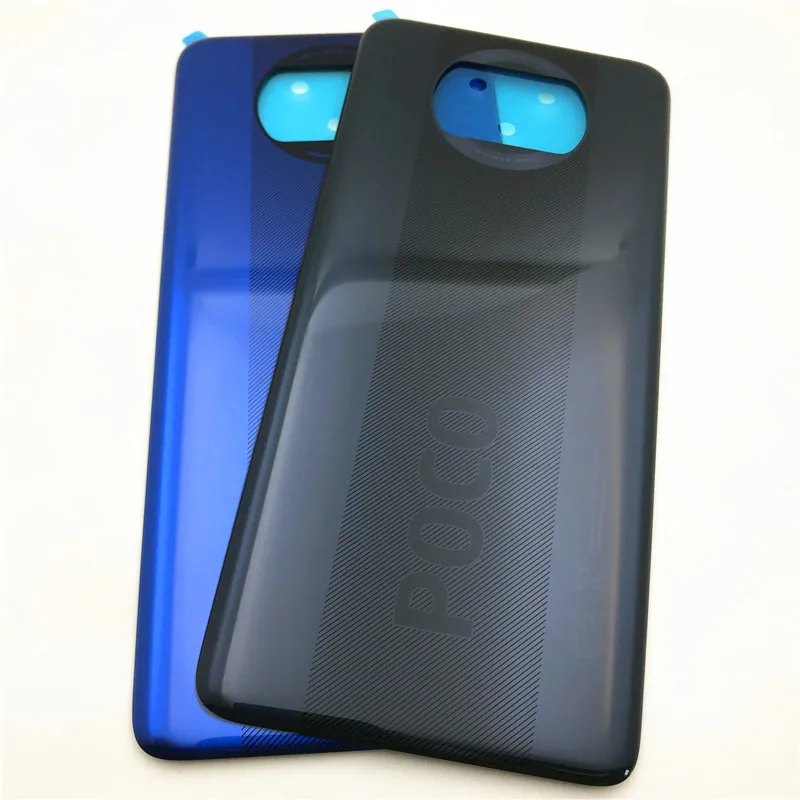 Оригинальная задняя крышка батарейного отсека для Xiaomi POCO X3 корпуса сменные