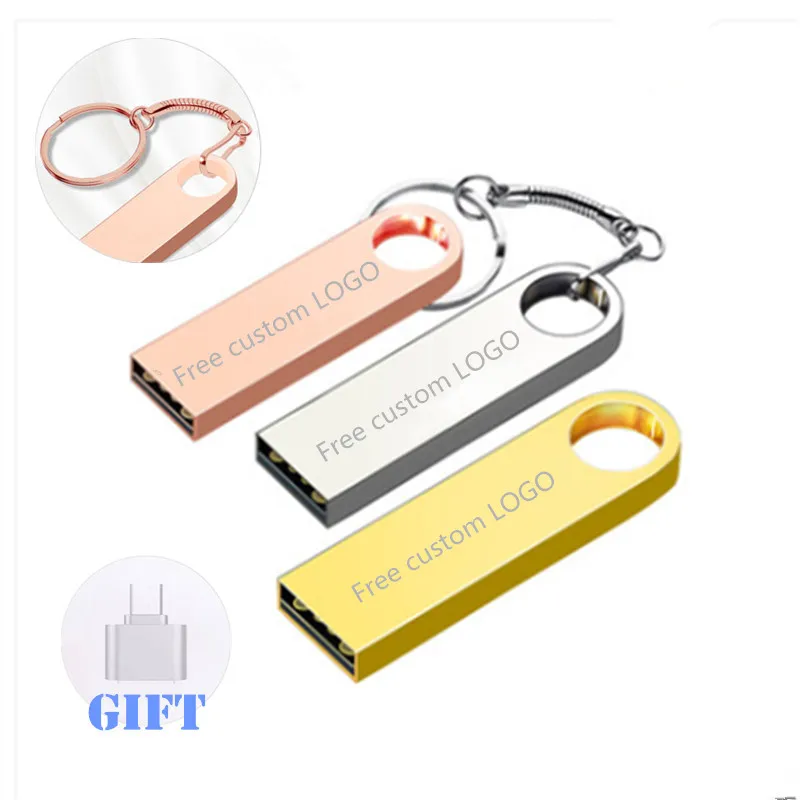 

Mini key USB Flash Drive 32GB metal pen drive 64GB 8GB flash memory stick 128GB cle usb 2.0 pendrive 16GB 4GB u disk waterproof
