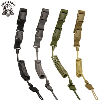 

Tactical Multi-Functional Pistol Elastic String Short Gun Sling Adjustable Strap System For Paintball Airsoft Hunting Gun Sling