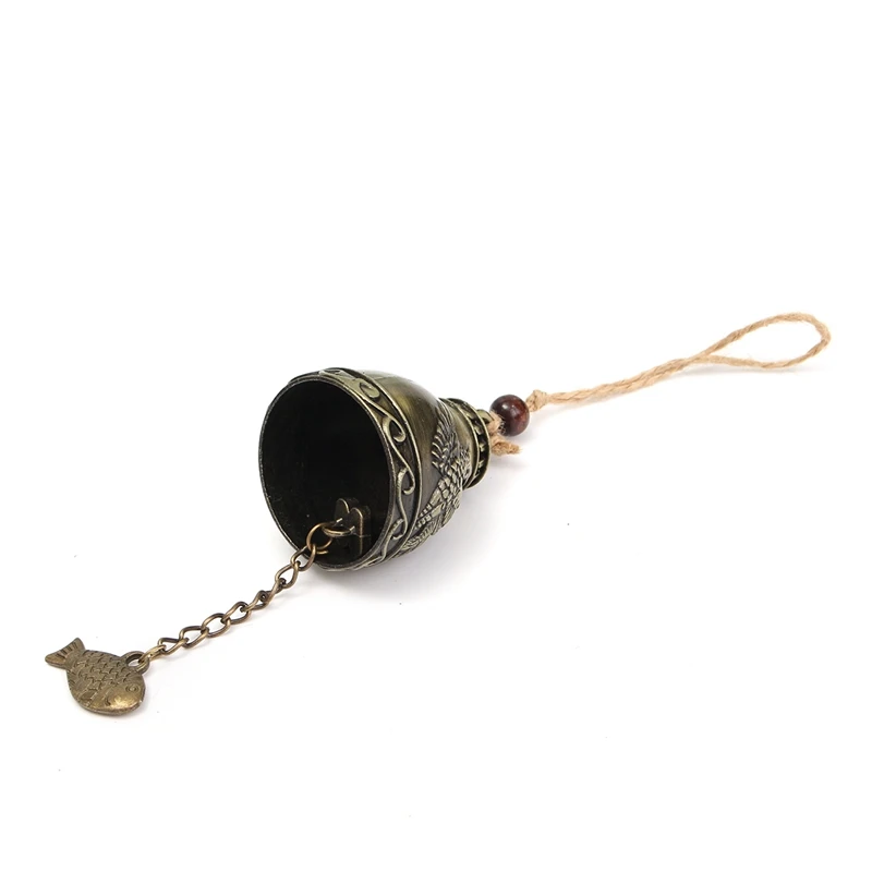 Unique Design Feng Shui Bell Blessing Metal Wind Chime for Good Luck Fortune Crafts Gifts Home Car Hanging Decorations