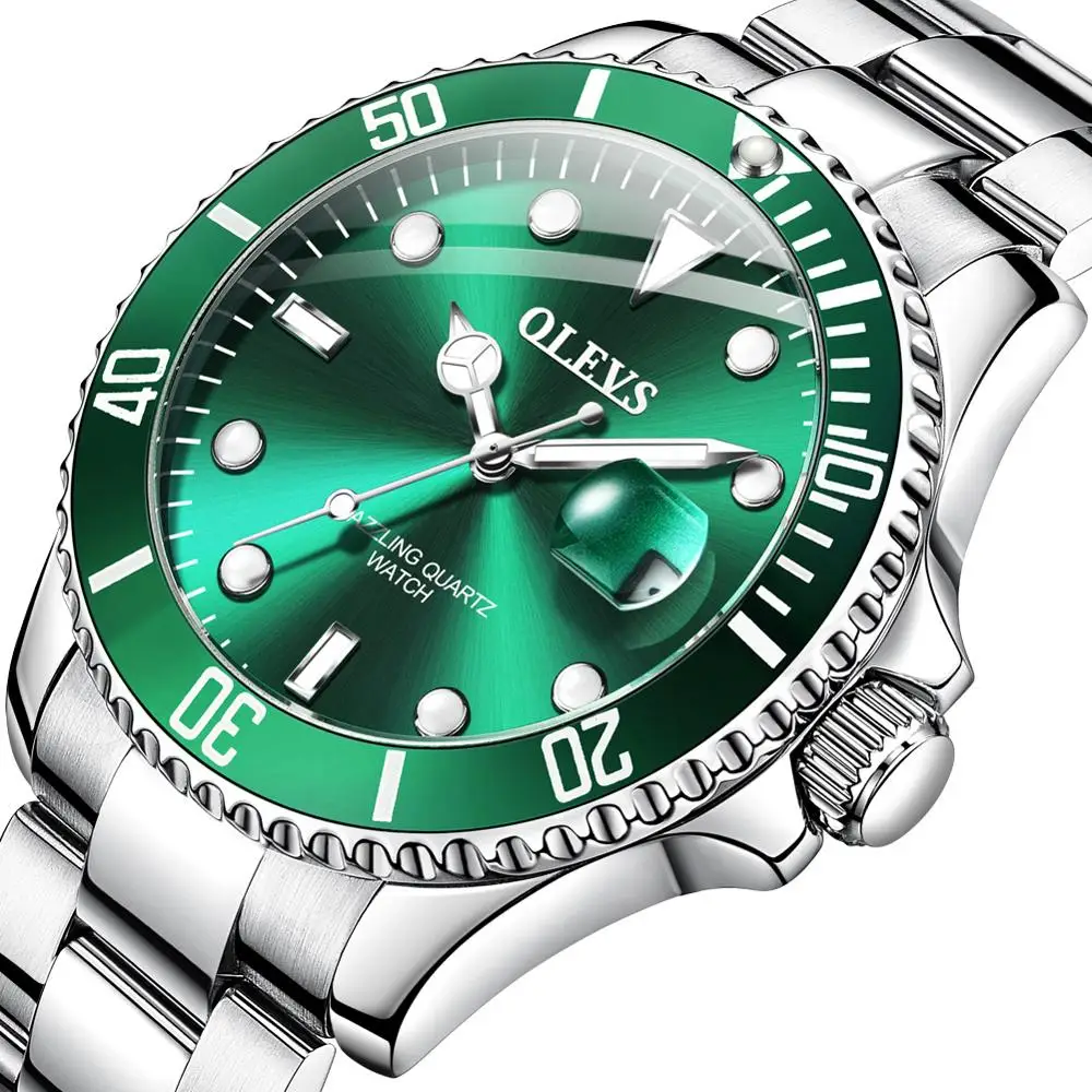 

Fashion Brand Men's Watch OLEVS Luxury Quartz Watch Waterproof Date Male Clock Business Steel Band Wrist Watch Relogio Masculino