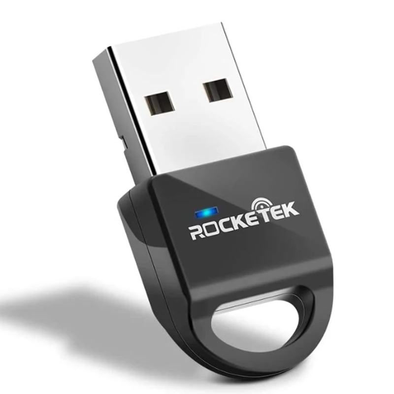 Adaptador USB ROCKETEK CSR 4,0 A2DP Bluetooth, Dongle para PC, ordenador, altavoz o/controlador Ps4/receptor transmisor